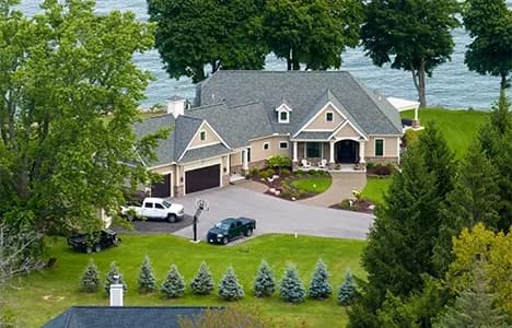 A home beside a lake